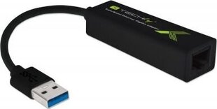 Verkkosovitin Techly USB-A 3.0 Gigabit Ethernet RJ45 hinta ja tiedot | Adapterit | hobbyhall.fi