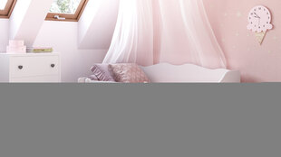 Lasten sänky ADRK Huonekalut Emka U2, 80x160 cm, valkoinen hinta ja tiedot | ADRK Furniture Lastenhuoneen kalusteet | hobbyhall.fi