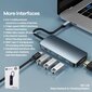 Adapteri Remax RU-U5 5 In1 HDMI, 3x3.0USB, USB-C -Type-C / USB-C-telakointiasema hinta ja tiedot | Adapterit | hobbyhall.fi