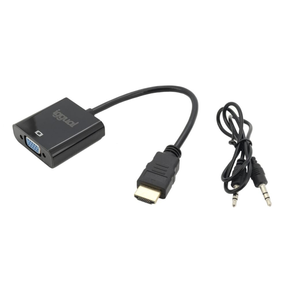 HDMI-kaapeli Iggual IGG317303, 0,2 m hinta ja tiedot | Adapterit | hobbyhall.fi