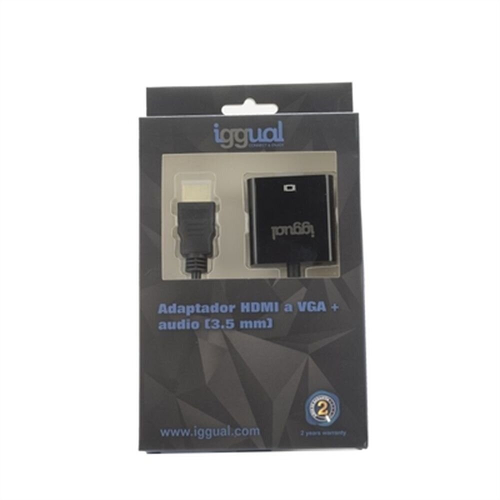 HDMI-kaapeli Iggual IGG317303, 0,2 m hinta ja tiedot | Adapterit | hobbyhall.fi