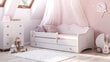 Lastensänky ADRK Furniture Emka X2, 80x160 cm, valkoinen hinta ja tiedot | Lastensängyt | hobbyhall.fi
