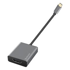 Sovitin Silver Electronics Logan 4K USB C - HDMI hinta ja tiedot | Adapterit | hobbyhall.fi