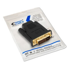 Sovitin Nanokaapeli DVI-D - HDMI 10.15.0700, musta hinta ja tiedot | Adapterit | hobbyhall.fi