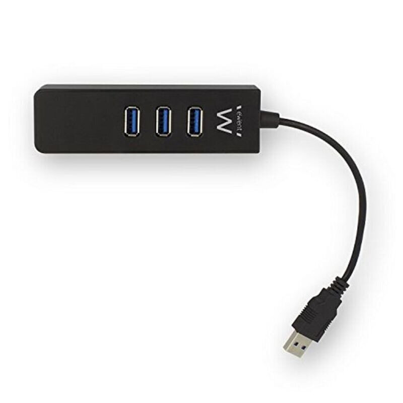 Ewent AAOAUS0127, 3 x USB 3.1/RJ45 hinta ja tiedot | Adapterit | hobbyhall.fi