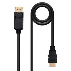 DisplayPort HDMI-sovitin Nanocable 10.15.4300, 0,5 m hinta ja tiedot | Adapterit | hobbyhall.fi