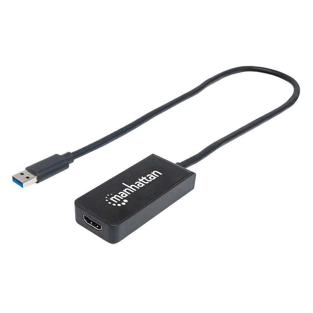 Grafiikkasovitin Manhattan SuperSpeed ​​​​USB 3.0 - HDMI M/F 1080P, 5 Gb/s hinta ja tiedot | Adapterit | hobbyhall.fi