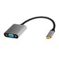 LogiLink USB-C - VGA-sovitin hinta ja tiedot | Adapterit | hobbyhall.fi