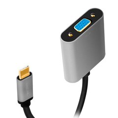 LogiLink USB-C - VGA-sovitin hinta ja tiedot | Adapterit | hobbyhall.fi