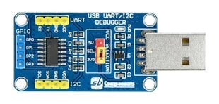 USB UART/I2C-muunnin MCP2221 - USB-liitin - SB-komponentit SKU21246 hinta ja tiedot | Adapterit | hobbyhall.fi