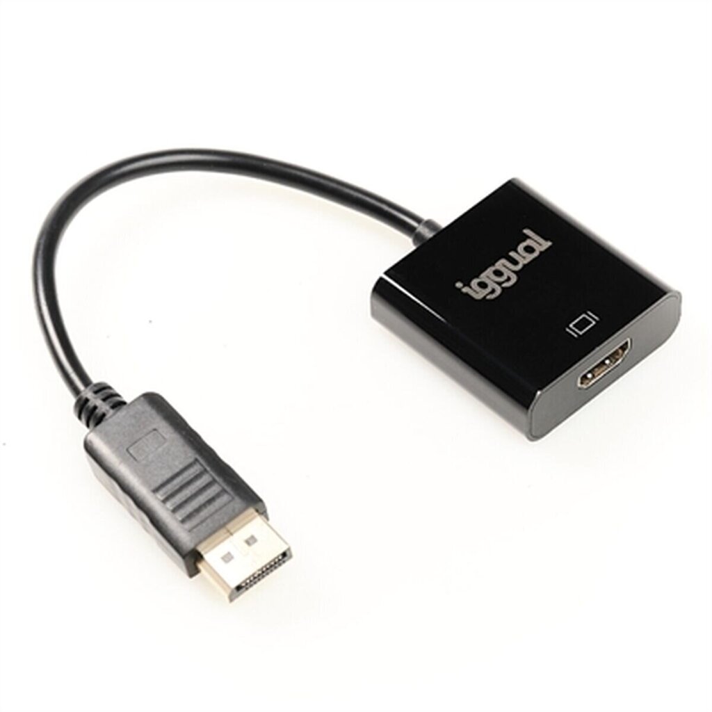 Iggual IGG318041, DP/HDMI, 0,25 m hinta ja tiedot | Adapterit | hobbyhall.fi