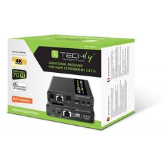 HDMI Extender Techly 4K HDMI jopa 70 metriin Cat6 / 6A / 7 kaapelilla hinta ja tiedot | Adapterit | hobbyhall.fi