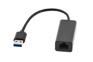 Sovitin verkkokortti USB 3.0 RJ45 LAN Gigabit 10/100/1000 MB hinta ja tiedot | Adapterit | hobbyhall.fi