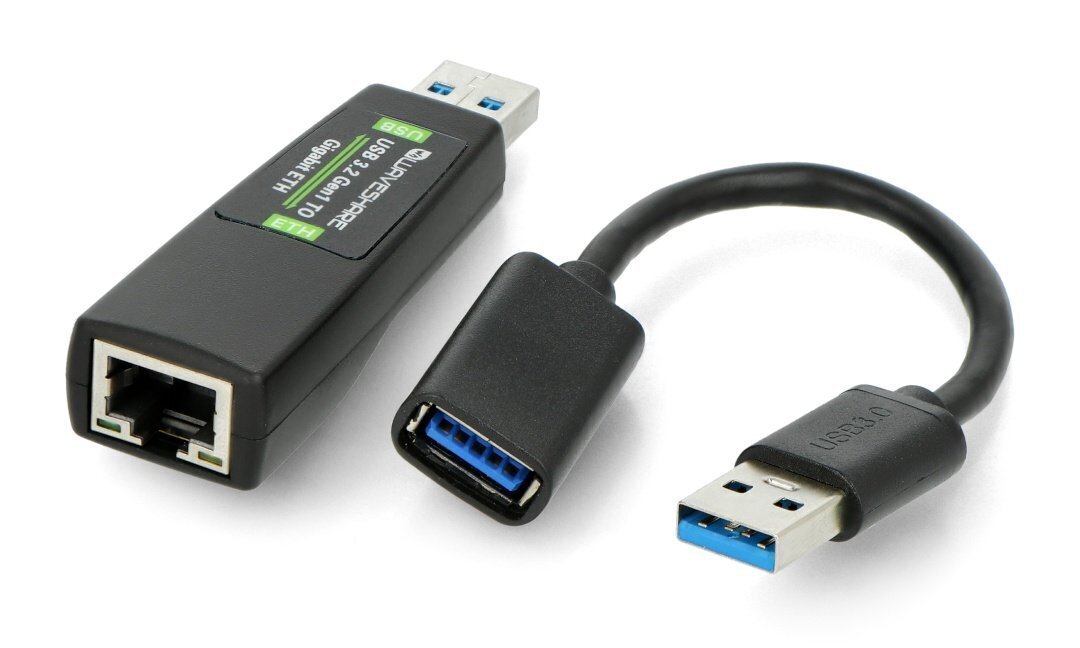 USB 3.2 - Ethernet Gigabit Waveshare 20162 hinta ja tiedot | Adapterit | hobbyhall.fi