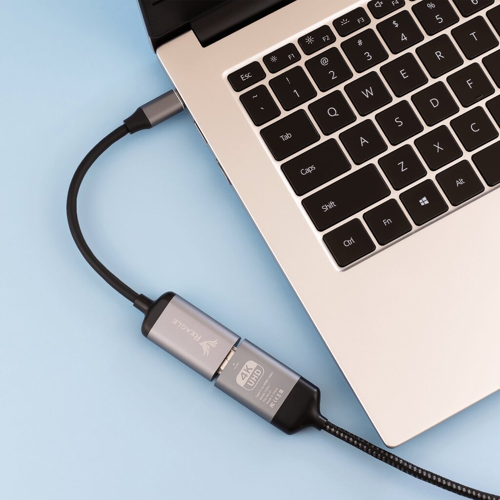 Adapteri Reagle USB C-HDMI 4K hinta ja tiedot | Adapterit | hobbyhall.fi