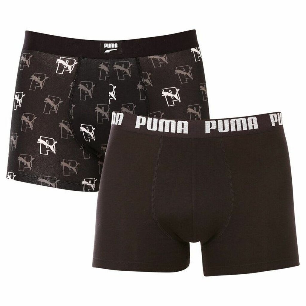 Miesten shortsit Puma, musta 2 kpl hinta ja tiedot | Miesten alushousut | hobbyhall.fi