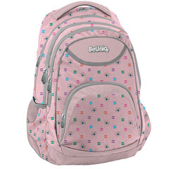 Koulureppu BeUniq Pink BU22PK-2708, 20 l, 41x31x18 cm hinta ja tiedot | Koulureput ja -laukut | hobbyhall.fi