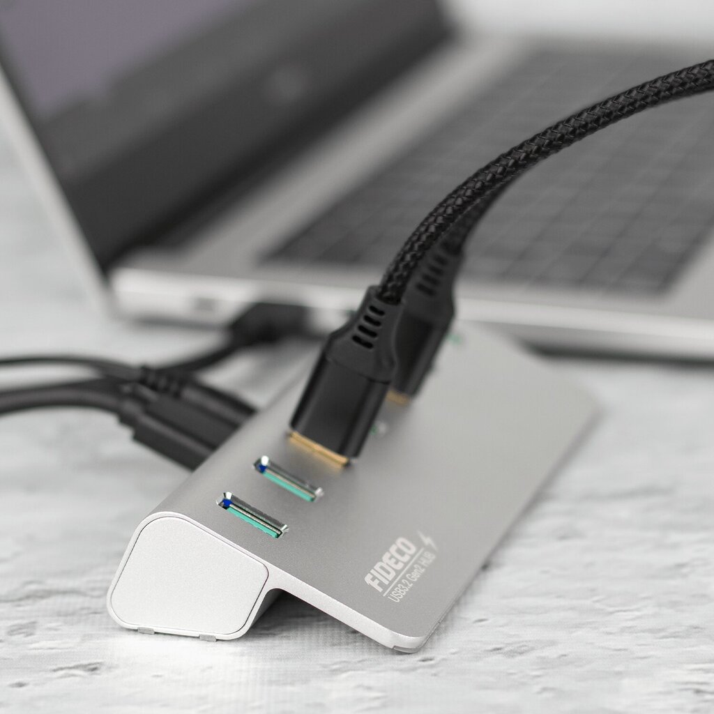 USB 3.2 Hub Active 10 Gbps virtalähteen jakaja hinta ja tiedot | Adapterit | hobbyhall.fi