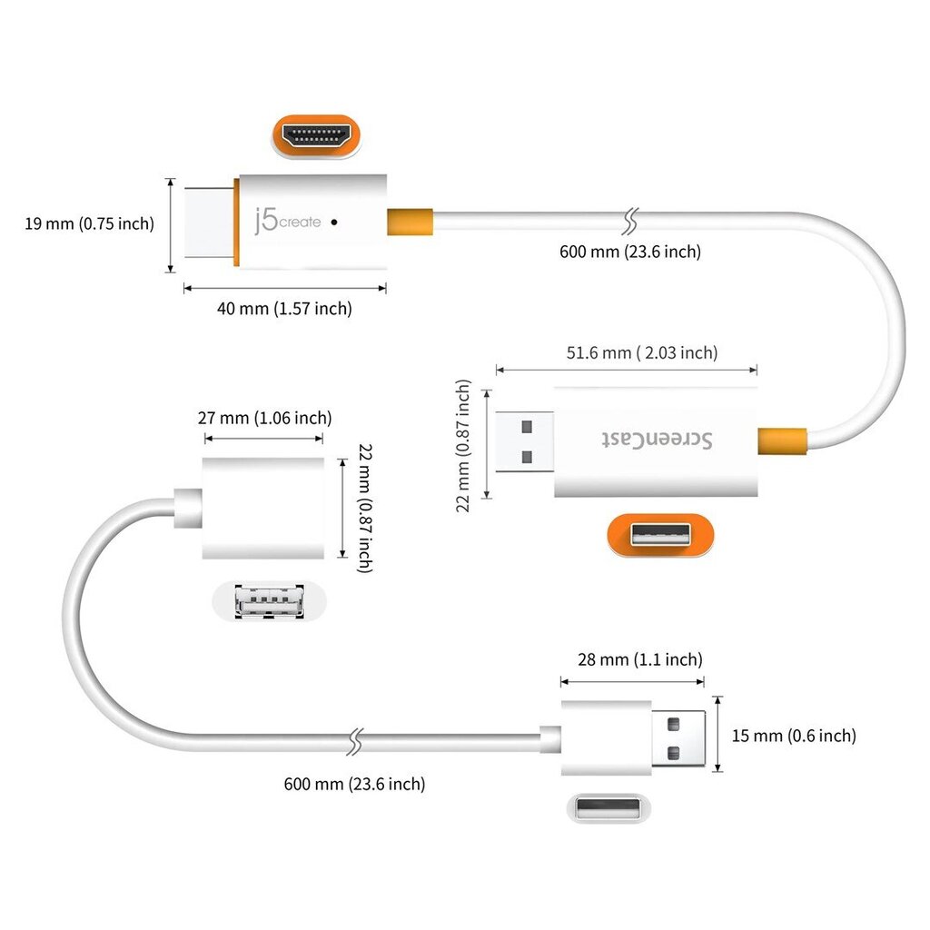 j5luo SCREENCAST WIRELESS DISPLAY -AV-vastaanotin hinta ja tiedot | Adapterit | hobbyhall.fi