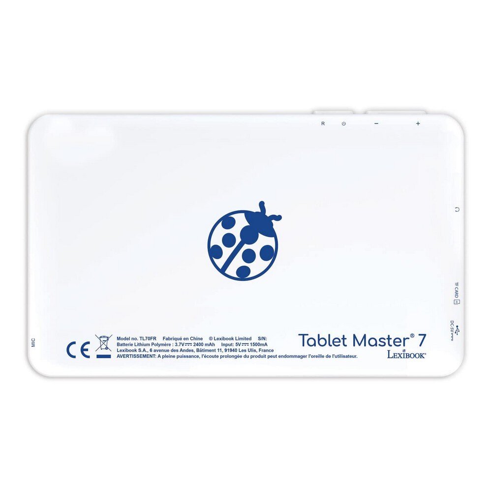 "Interaktiivinen tabletti lapsille Lexibook LexiTab Master 7 TL70FR Blue 32 GB 7" hinta ja tiedot | Tabletit | hobbyhall.fi