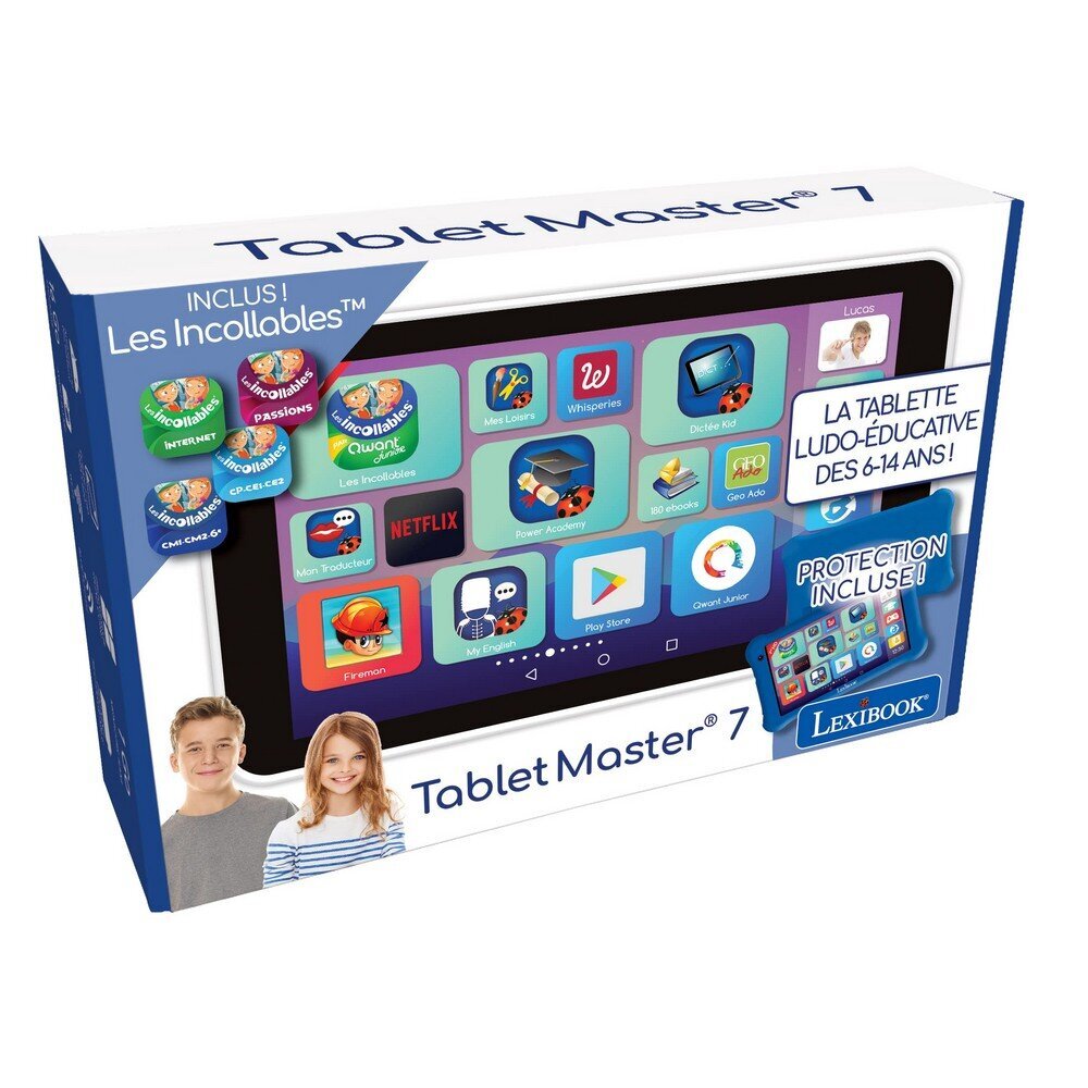 "Interaktiivinen tabletti lapsille Lexibook LexiTab Master 7 TL70FR Blue 32 GB 7" hinta ja tiedot | Tabletit | hobbyhall.fi