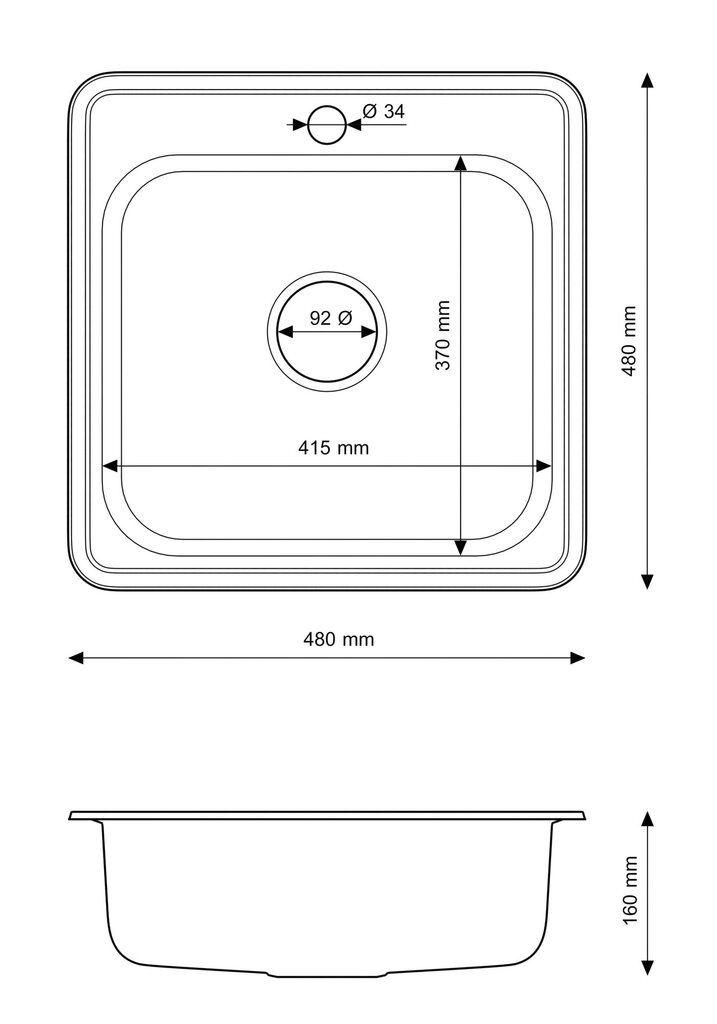 Tiskiallas, terästä hinta ja tiedot | Keittiöaltaat | hobbyhall.fi