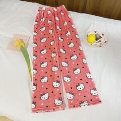 Naisten flanellipyjamahousut Hello Kitty hinta ja tiedot | Yöasut ja pyjamat | hobbyhall.fi