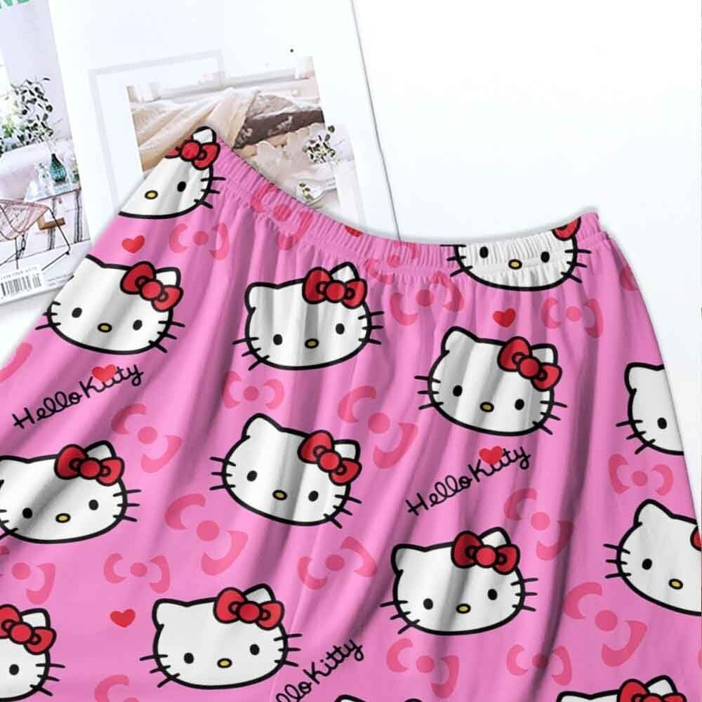 Pyjamashortsit, Hello Kitty, pinkki hinta ja tiedot | Yöasut ja pyjamat | hobbyhall.fi