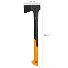 Kirves Fiskars 1069104, musta/keltainen hinta ja tiedot | Käsityökalut | hobbyhall.fi