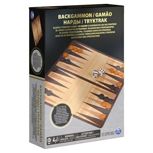 Pöytäpeli Cardinal Games Backgammon, 6033309 hinta ja tiedot | Lautapelit ja älypelit | hobbyhall.fi