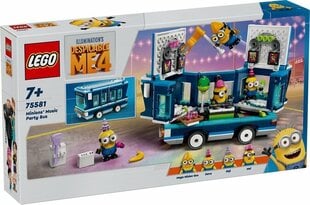 75581 LEGO® Minions Juhlabussi, 379 osaa hinta ja tiedot | LEGOT ja rakennuslelut | hobbyhall.fi