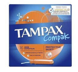 Higieniset tamponit Tampax, 16 kpl hinta ja tiedot | Tamponit ja terveyssiteet | hobbyhall.fi