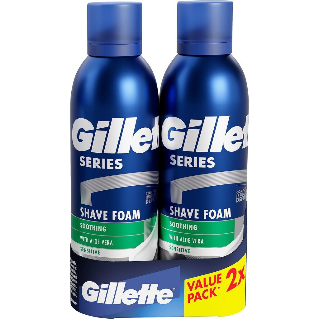 Parranajovaahto Gillette Soothing, 400 ml hinta ja tiedot | Parranajo ja karvanpoisto | hobbyhall.fi