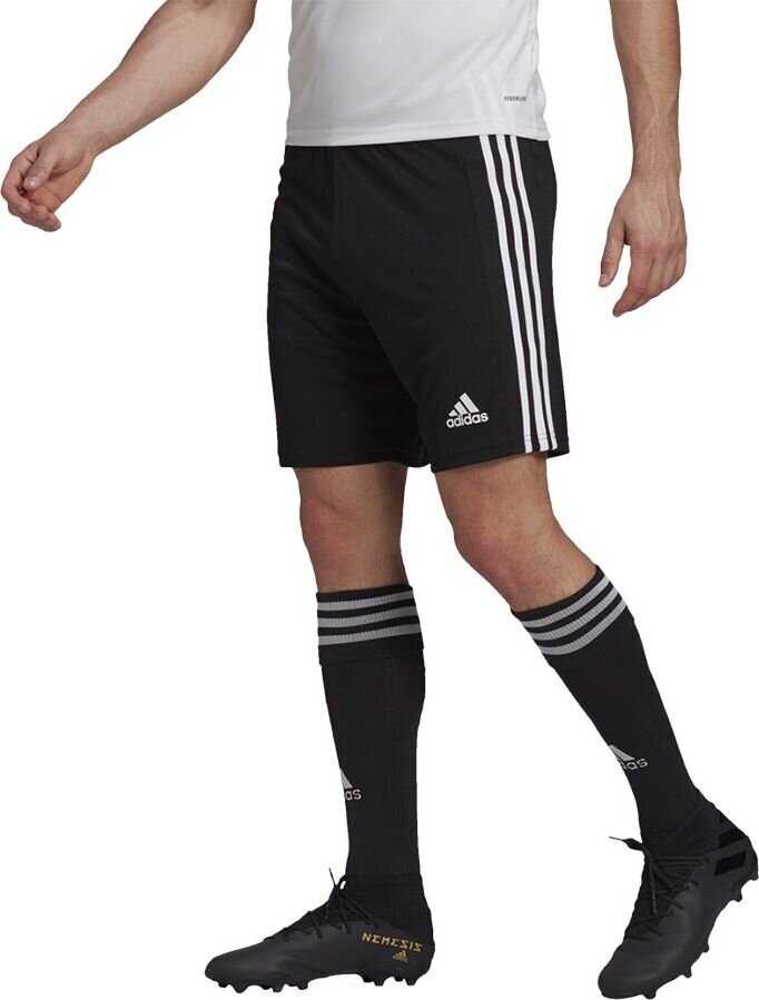 Adidas Squadra 21 shortsit, mustat hinta ja tiedot | Jalkapallovaatteet ja -varusteet | hobbyhall.fi