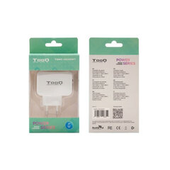 Cargador USB Pared TooQ TQWC-2SC02WT hinta ja tiedot | Puhelimen laturit | hobbyhall.fi