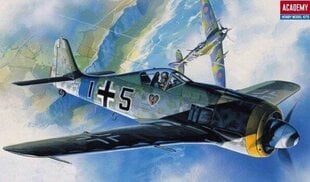 Liimattava malli Academy 12480 1/72 Focke Wulf Fw 190A-6/8 hinta ja tiedot | Koottavat pienoismallit | hobbyhall.fi