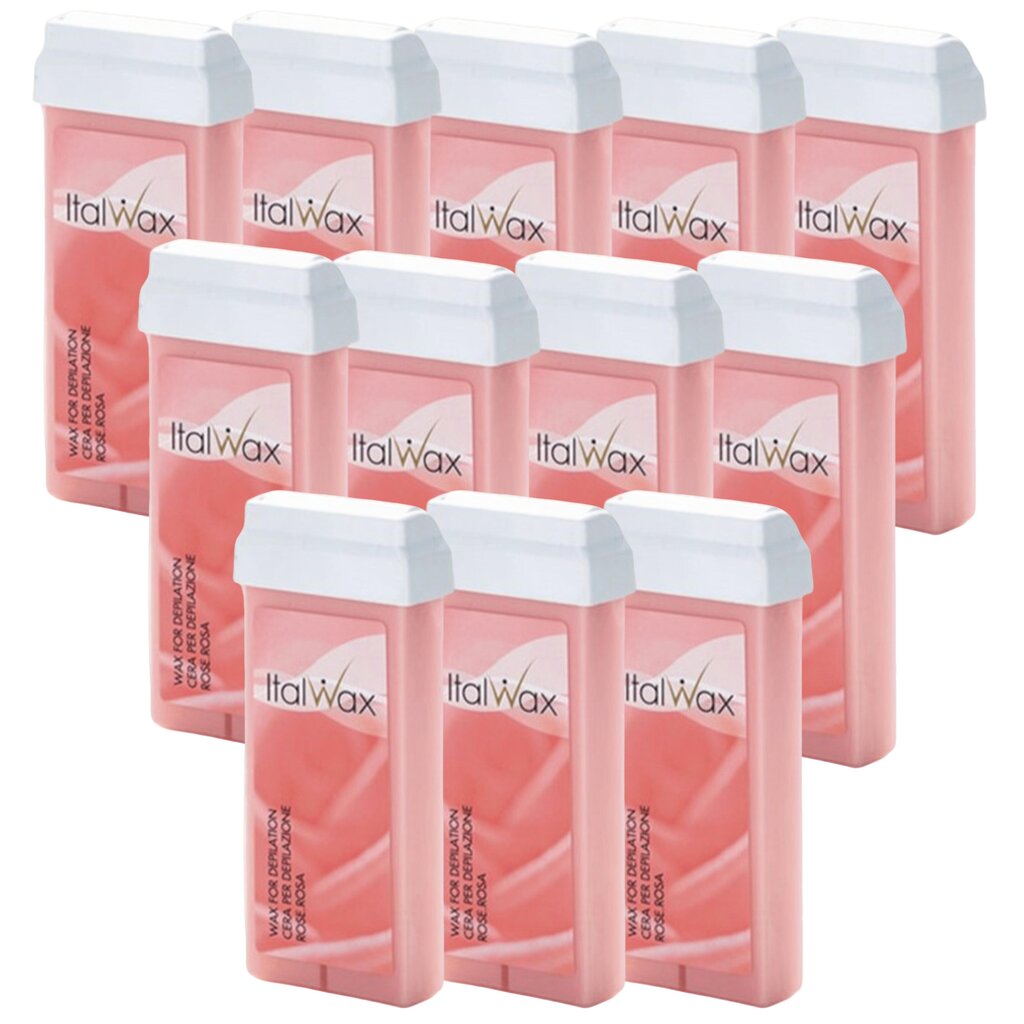 Vahapatruuna ItalWax Rose, 12x100 ml hinta ja tiedot | Karvanpoistoaineet | hobbyhall.fi