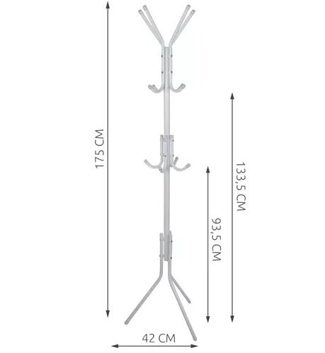 Vaateripustin 175cm - Ruhhy hinta ja tiedot | Naulakot | hobbyhall.fi