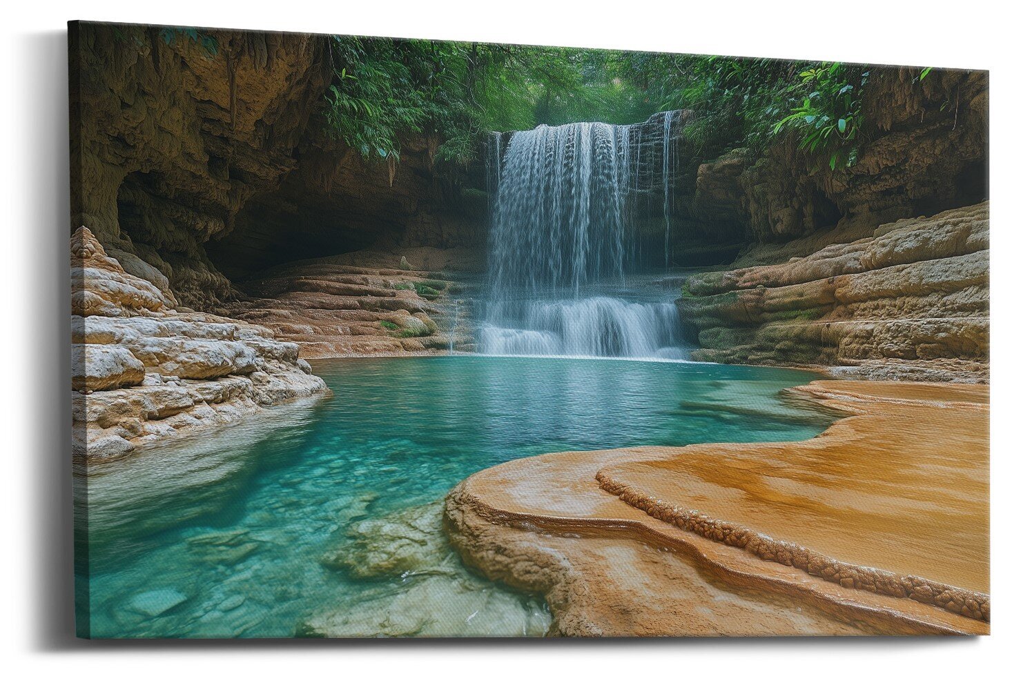 Taulu Waterfall, horizontal hinta ja tiedot | Taulut | hobbyhall.fi