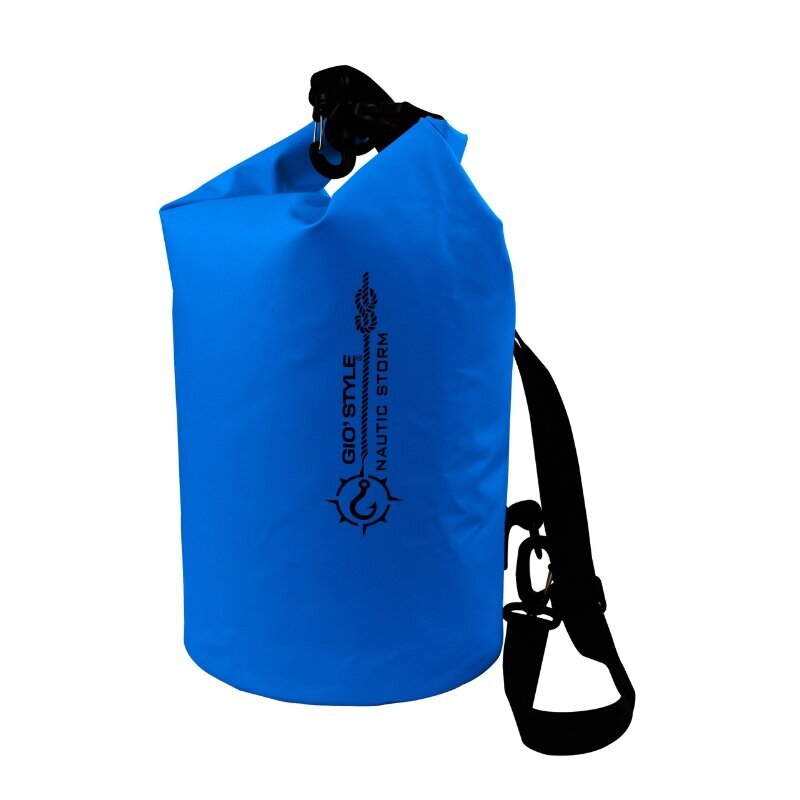 Vedenpit&auml;v&auml; l&auml;mp&ouml;pussi Dry Bag Nautic Storm M 10L, &Oslash;20x45cm, sininen hinta ja tiedot | Kylmälaukut ja termokassit | hobbyhall.fi