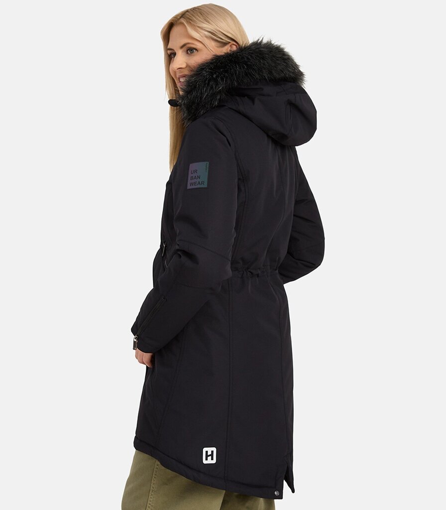 Huppa naisten parka 200g Vivian 12498020*50009, musta 4741632250819 hinta ja tiedot | Naisten ulkoilutakit | hobbyhall.fi