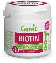 Papildas odai ir kailiui Canvit Dog Biotin, 230 g hinta ja tiedot | Koiran terveys ja hyvinvointi | hobbyhall.fi