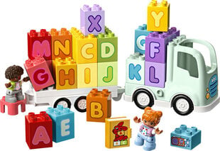 10421 LEGO® DUPLO® Town Truck with Alphabet, kuorma-auto aakkosilla, 36 palaa hinta ja tiedot | LEGOT ja rakennuslelut | hobbyhall.fi