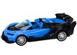 RC kauko-ohjattava urheiluauto 1:18, sininen hinta ja tiedot | Poikien lelut | hobbyhall.fi