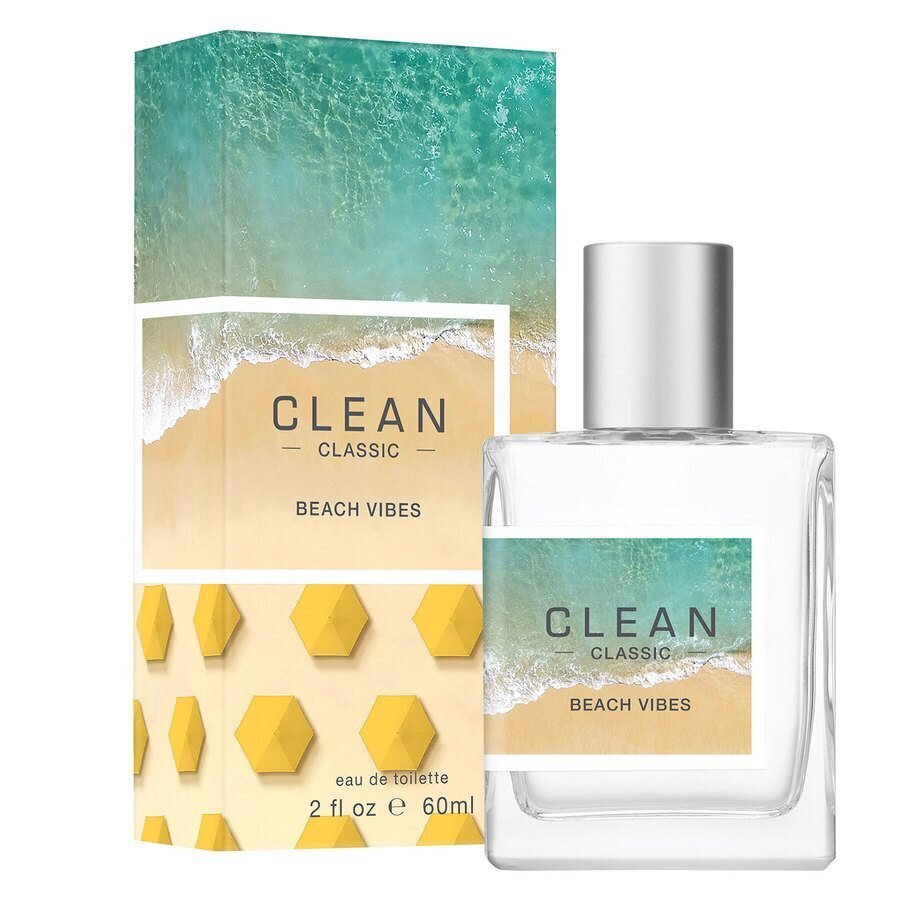 Hajuvesi Clean Classic Beach Vibes EDT, 60 ml hinta ja tiedot | Naisten hajuvedet | hobbyhall.fi