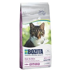 Bozita Hair & Skin, lohi, 2 kg hinta ja tiedot | Kissan kuivaruoka | hobbyhall.fi