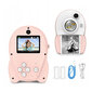 Shona KCP04 2in1 Kids Video/Photo Camera Full HD 1080p ja lämpötulostin + 2kpl rullat Pinkki hinta ja tiedot | Kamerat | hobbyhall.fi