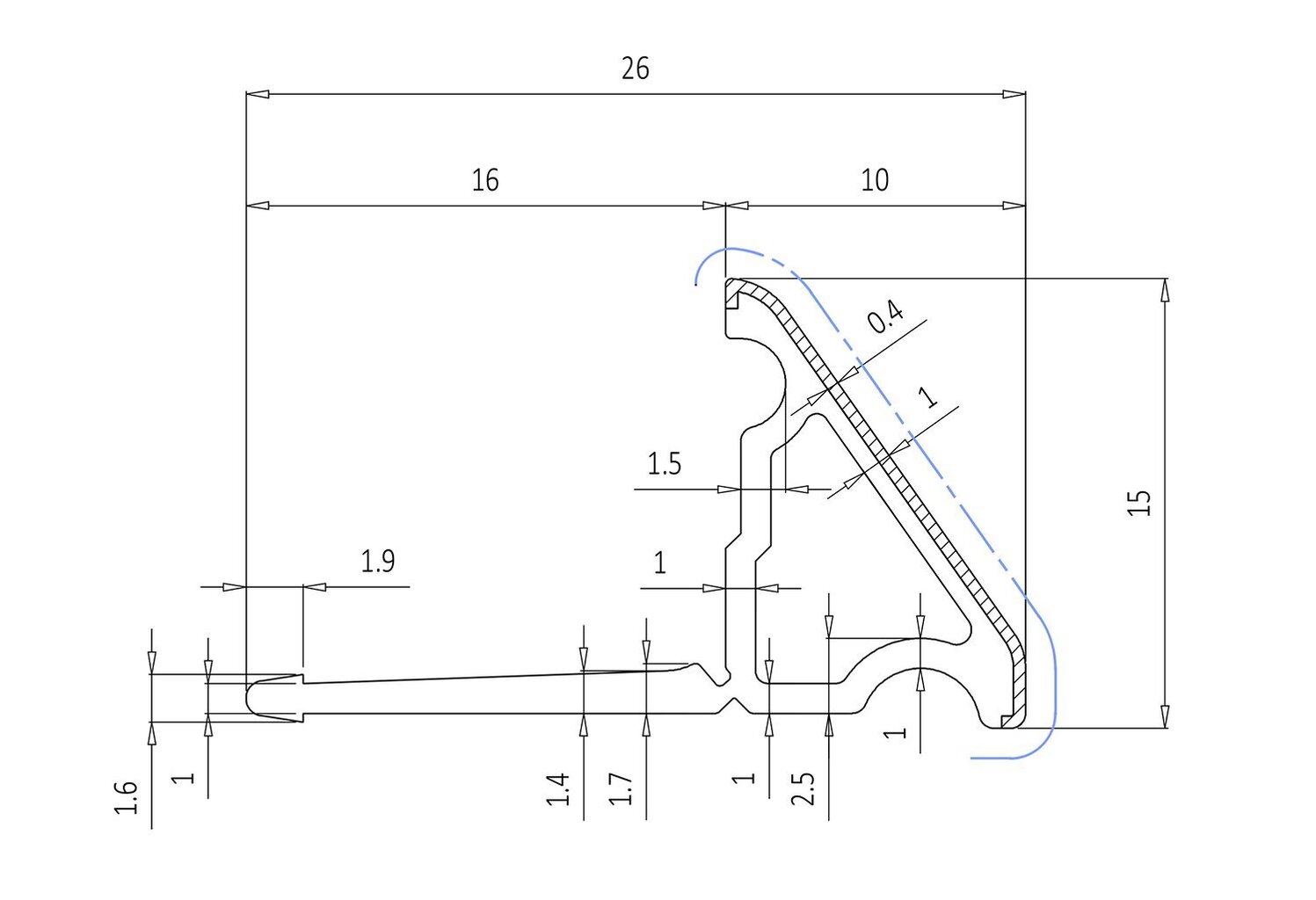 Kylpyammeen reunus, 2 x 195 cm hinta ja tiedot | Kylpyhuonetarvikkeet | hobbyhall.fi