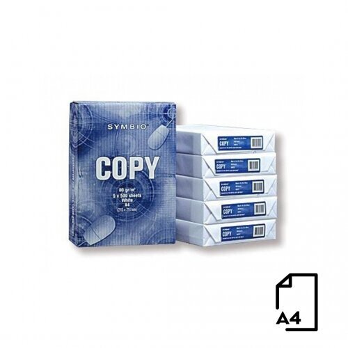 Toimistopaperi Symbio Copy A4, 80g, 500 arkkia hinta ja tiedot | Vihkot, muistikirjat ja paperit | hobbyhall.fi