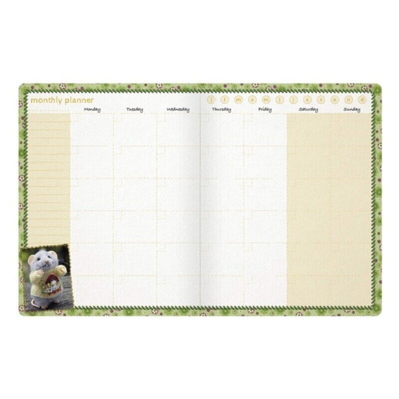 Agenda Gorjuss Tiny Squee Mousies 11,5 x 14,5 x 2 cm hinta ja tiedot | Vihkot, muistikirjat ja paperit | hobbyhall.fi